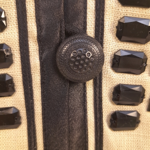 1xl Formal Top by Linea by Louis Dell'Olio - Neverworn - Beige With Embellishmen - Picture 3 of 8